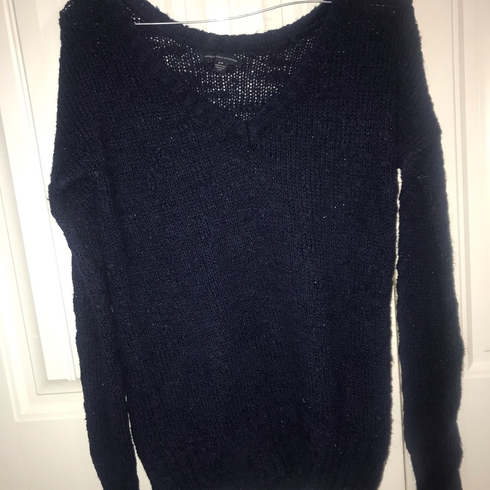 Navy Sparkly sweater